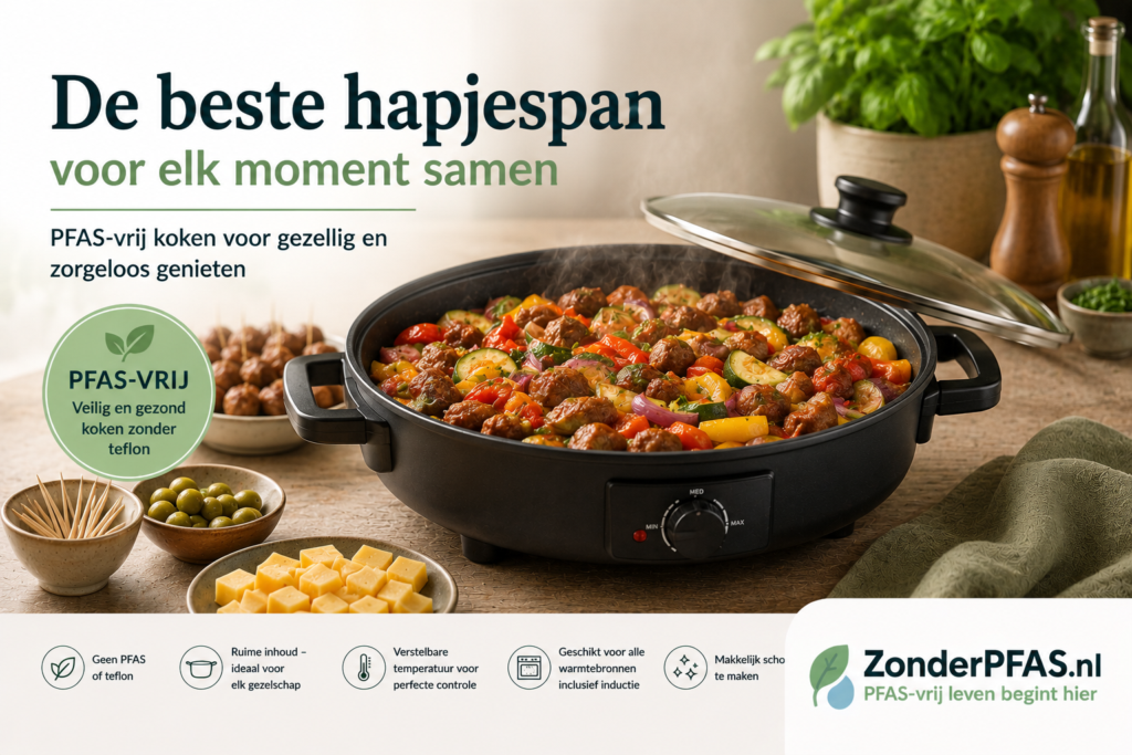 De beste hapjespan zonder PFAS of teflon
