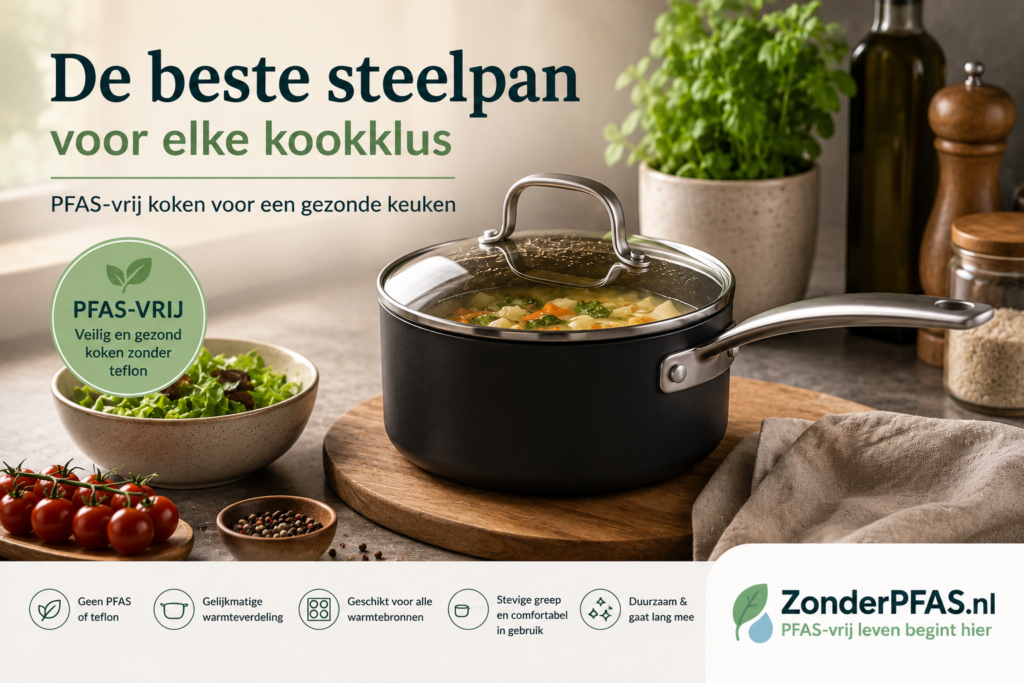 De beste steelpan zonder PFAS of teflon